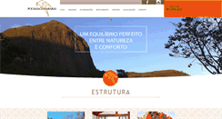 Desktop Screenshot of pousadadasararas.com.br